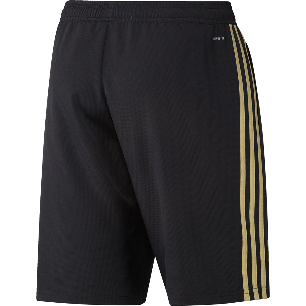 REAL MADRID Woven Shorts black/dark football gold