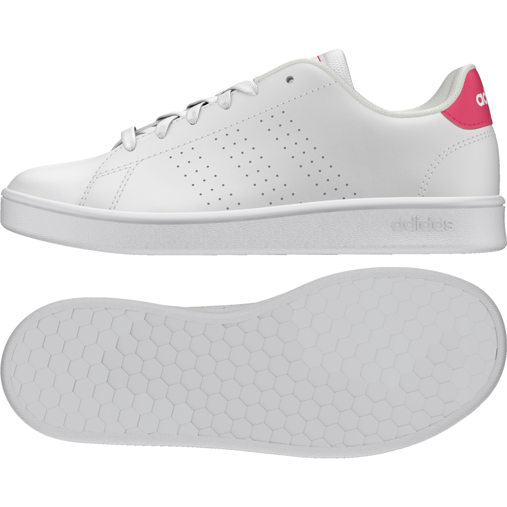 EF0211 ADVANTAGE K ftwr white/REAL PINK S18/ftwr white