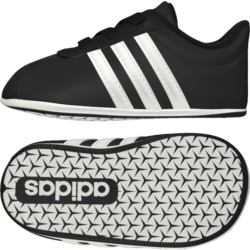EE6911 VL COURT 2.0 CRIB core black/ftwr white/ftwr white