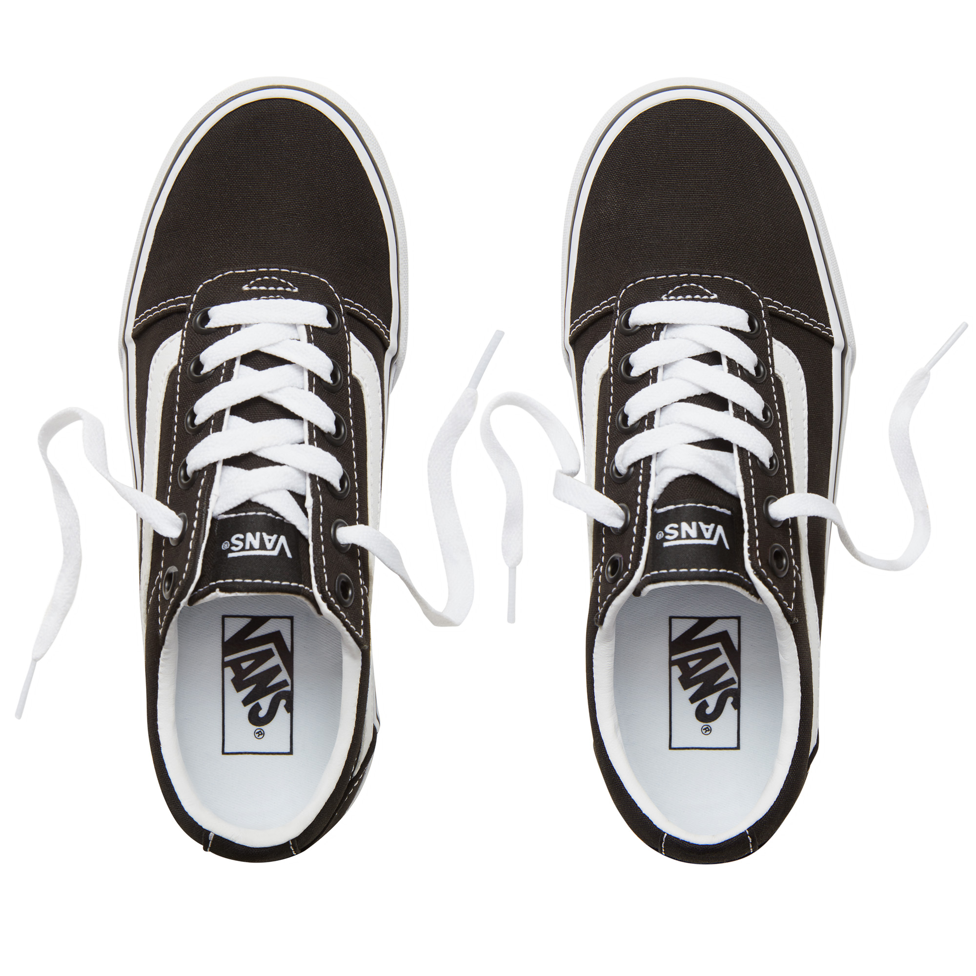 WM WARD PLATFORM (CANVAS) BLACK/WHITE