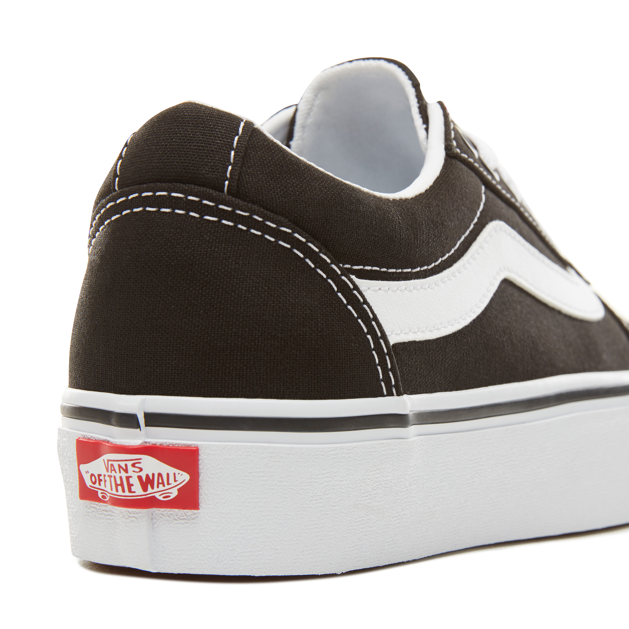 WM WARD PLATFORM (CANVAS) BLACK/WHITE