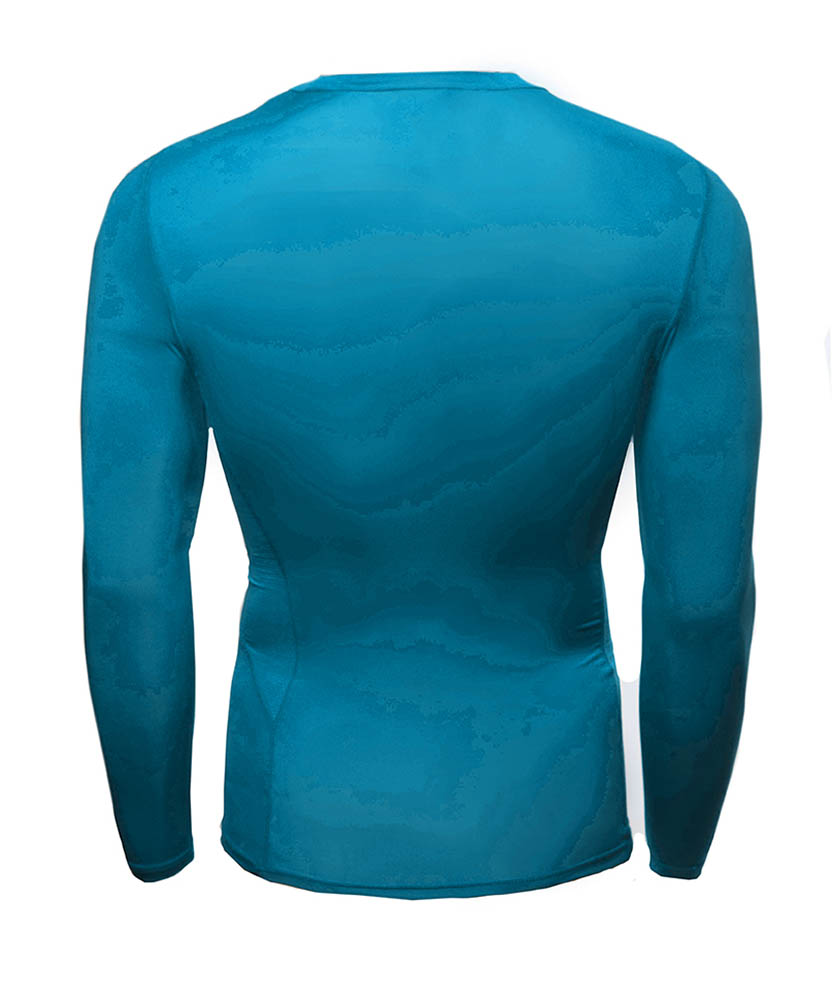 64708U-BCC CORE LS CREW BASELAYER - JNR VISTA BLUE