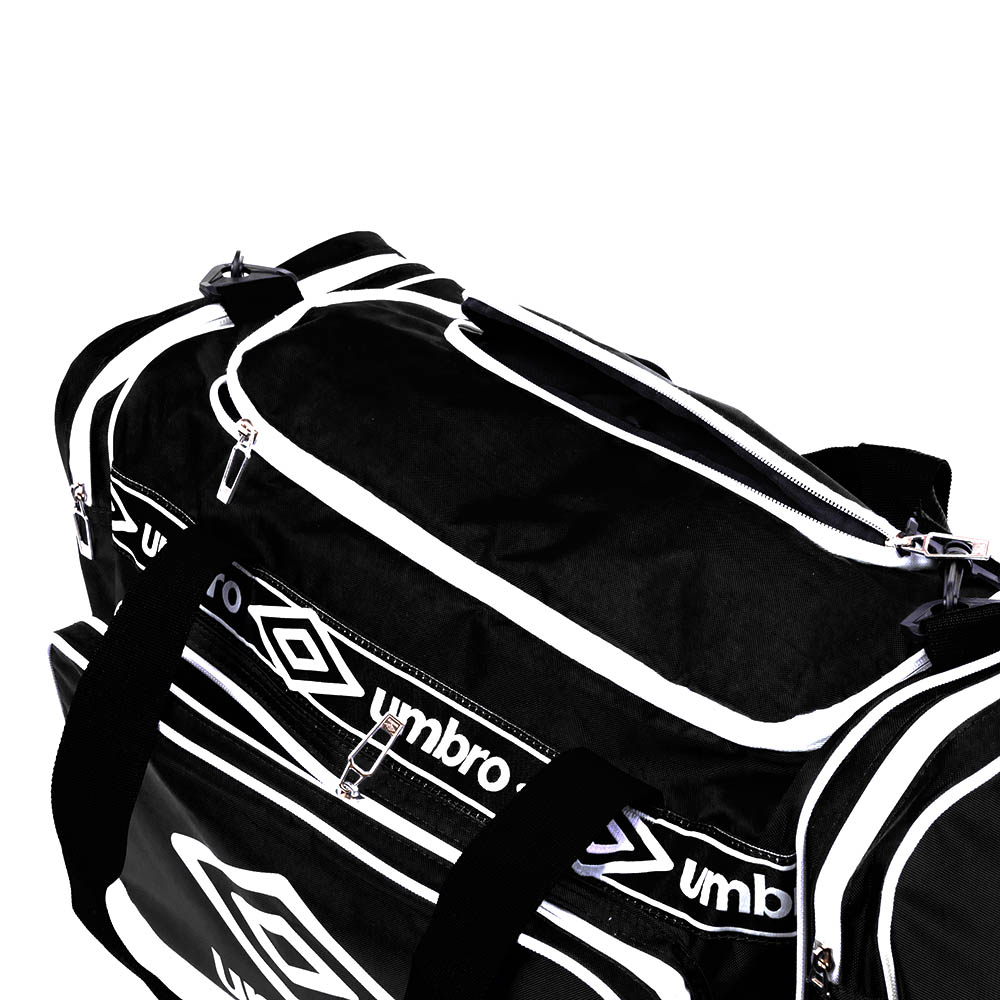 30758U-090 RETRO HOLDALL BLACK / WHITE
