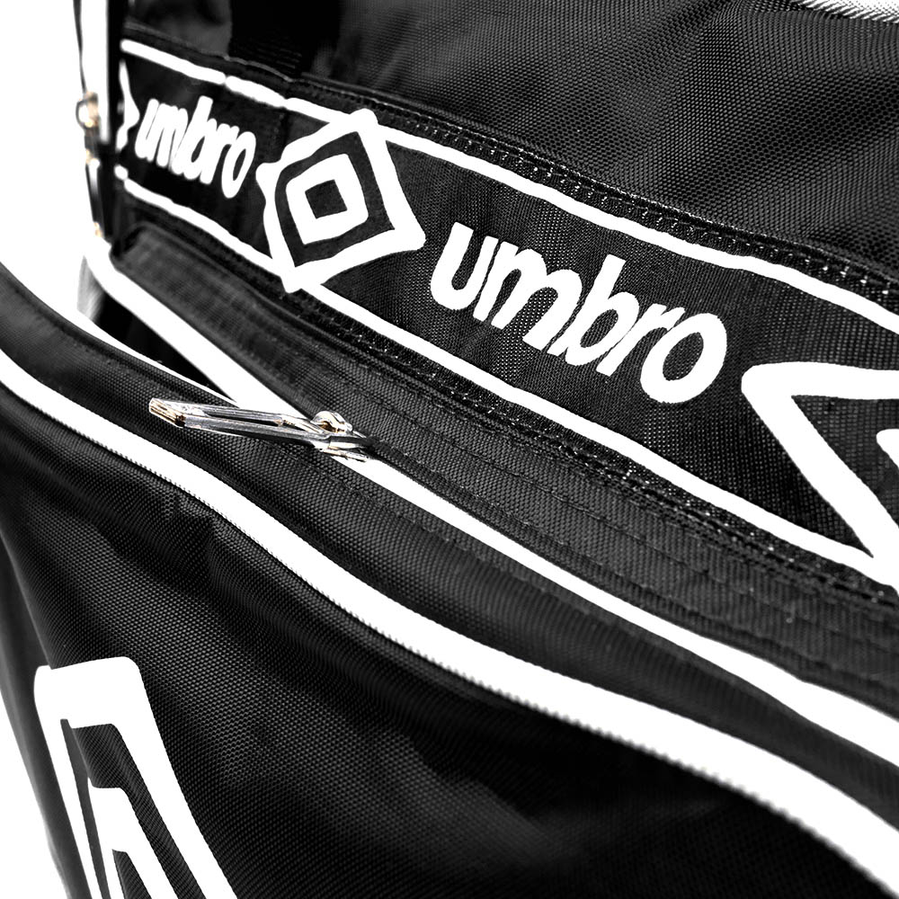 30758U-090 RETRO HOLDALL BLACK / WHITE