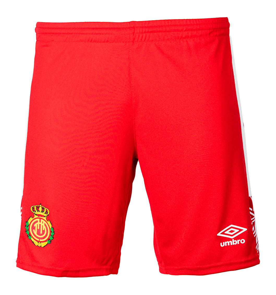 MLT22002I-600 SHORTS RCD MALLORCA TRAINING'19 PLAYER RED / WHITE SHORTS RCD MALLORCA ENTRENO JUGADORES