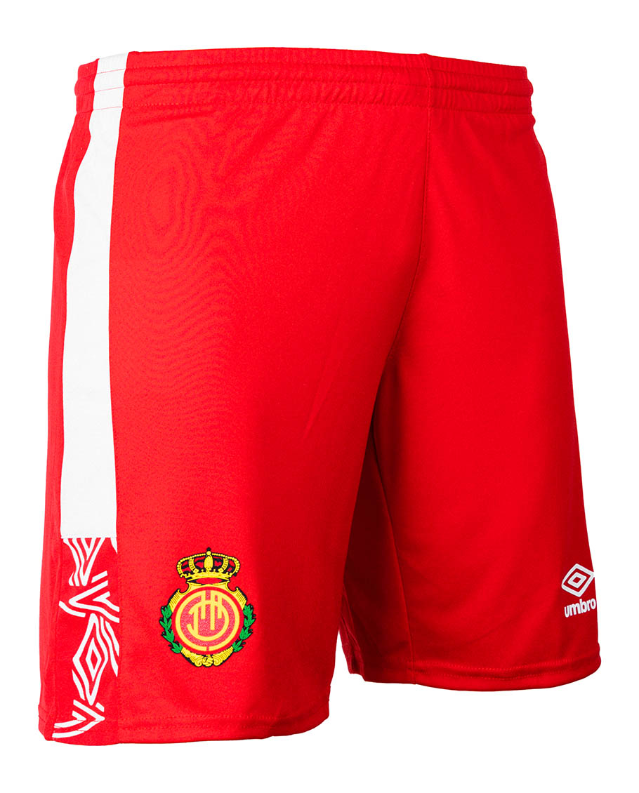MLT22002I-600 SHORTS RCD MALLORCA TRAINING'19 PLAYER RED / WHITE SHORTS RCD MALLORCA ENTRENO JUGADORES