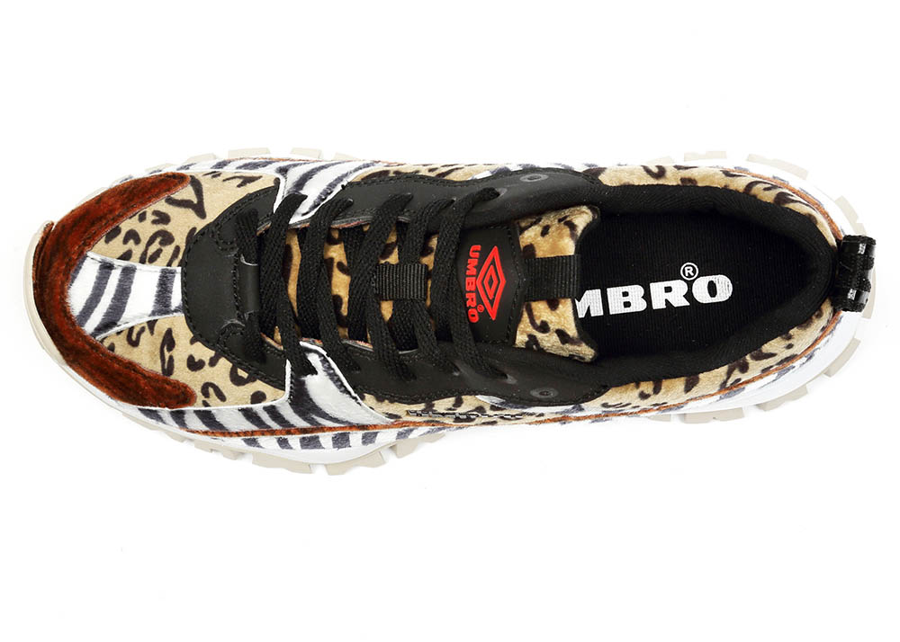 45298U-JFC UMBRO BUMPY ANIMAL - WMNS ANIMAL / BLACK / SPORT RED