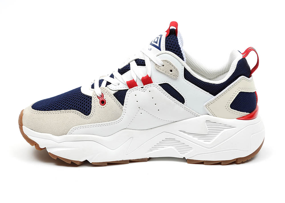 81586U-HZH UMBRO RUN M WHITE / DARK NAVY / OFF WHITE / VERMILLION