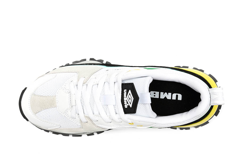 45294U-JFB UMBRO BUMPY - WMNS WHITE / BLACK / BEACH GLASS / FLUO YELLOW