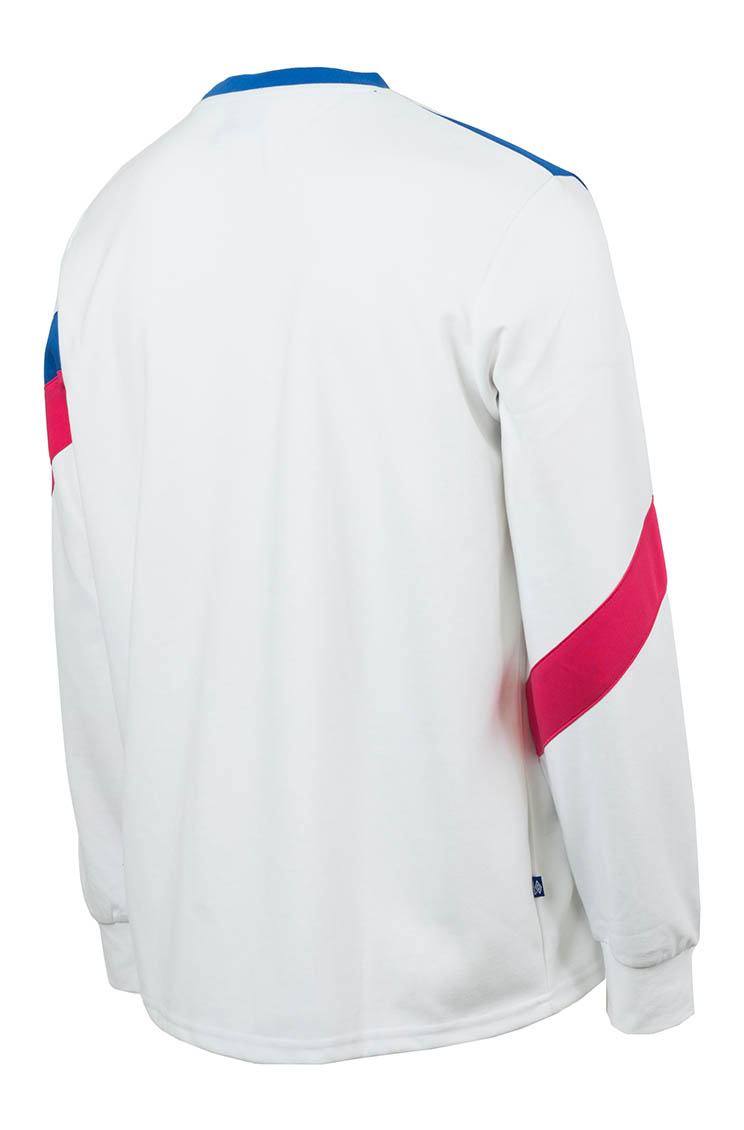 UMJM0353-Z1P SECTOR CREW SWEAT BRIGHT WHITE/DAZZLING BLUE/SORBET