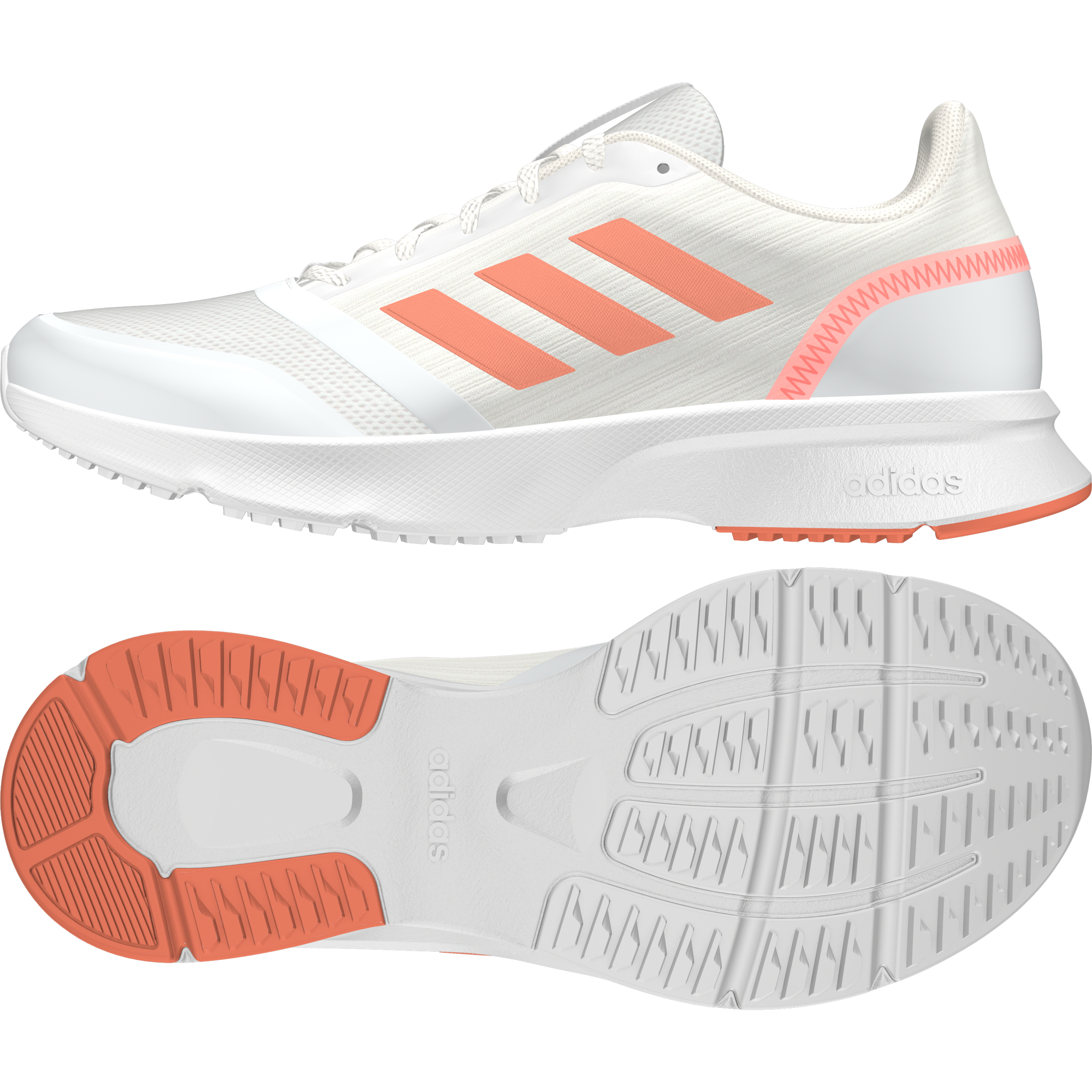 EH1379 NOVA FLOW ftwr white/signal coral/ftwr white