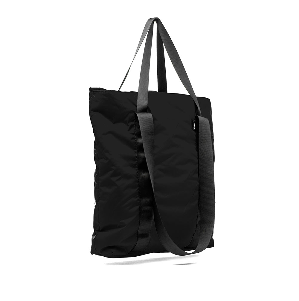 30790U-090 PADDED TOTE BLACK / WHITE