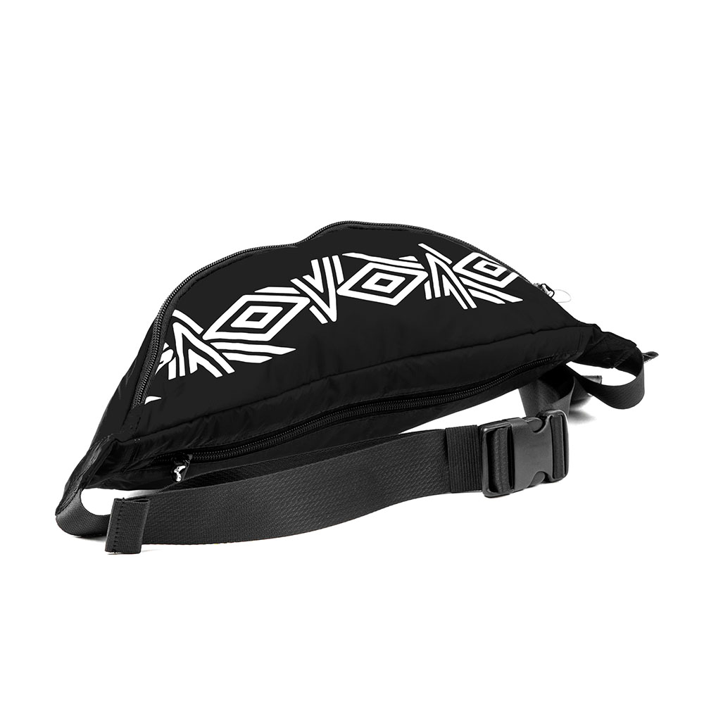 30791U-090 PADDED WAISTPACK BLACK / WHITE