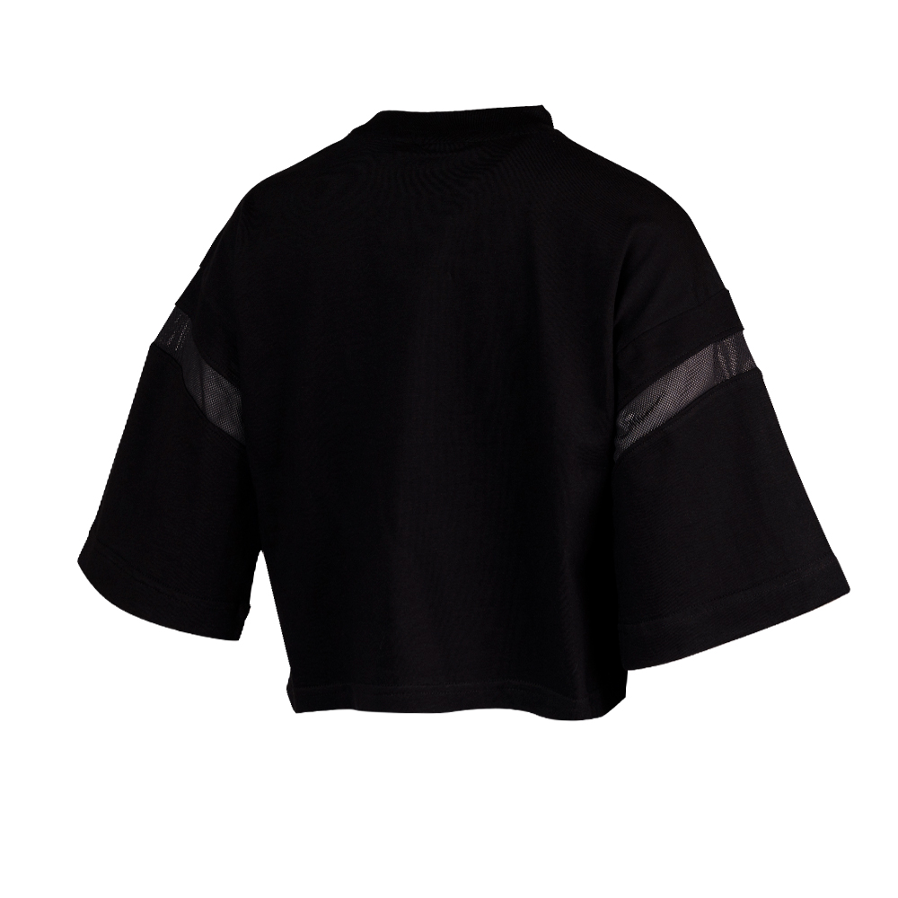 C20001-JJK-ALTO CROP TEE - WMNS BLACK / SORBET