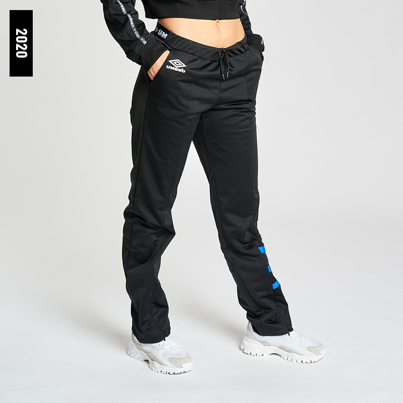 C20022-BS0-ALBA SLIM LEG PANT - WMNS BLACK / WHITE / ELECTRIC BLUE