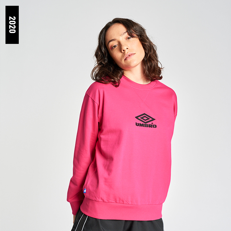 C20027-JL4-CLASSICO 2.0 CREW NECK SWEAT - WMNS SORBET / BLACK