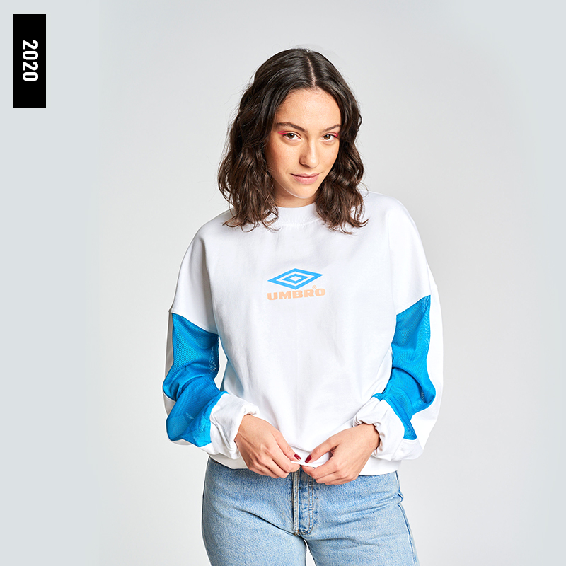 C20005-JKH-KAVAL SWEAT - WMNS BRIGHT WHITE / SKYDIVE / GELATO / TILE BLUE