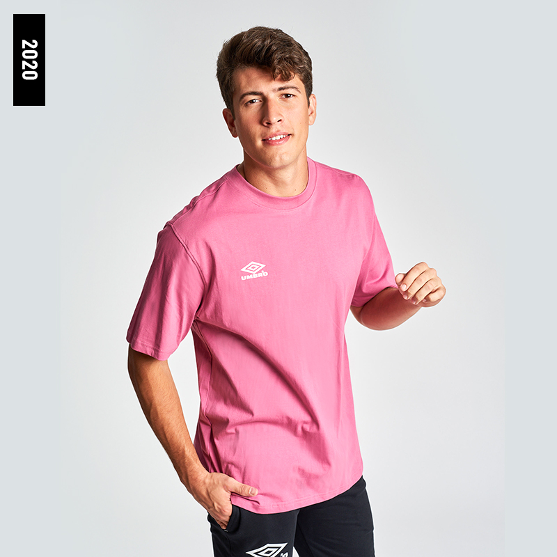 C10021-JKM-CLASSICO 2 CREW TEE CASSIS / BRIGHT WHITE