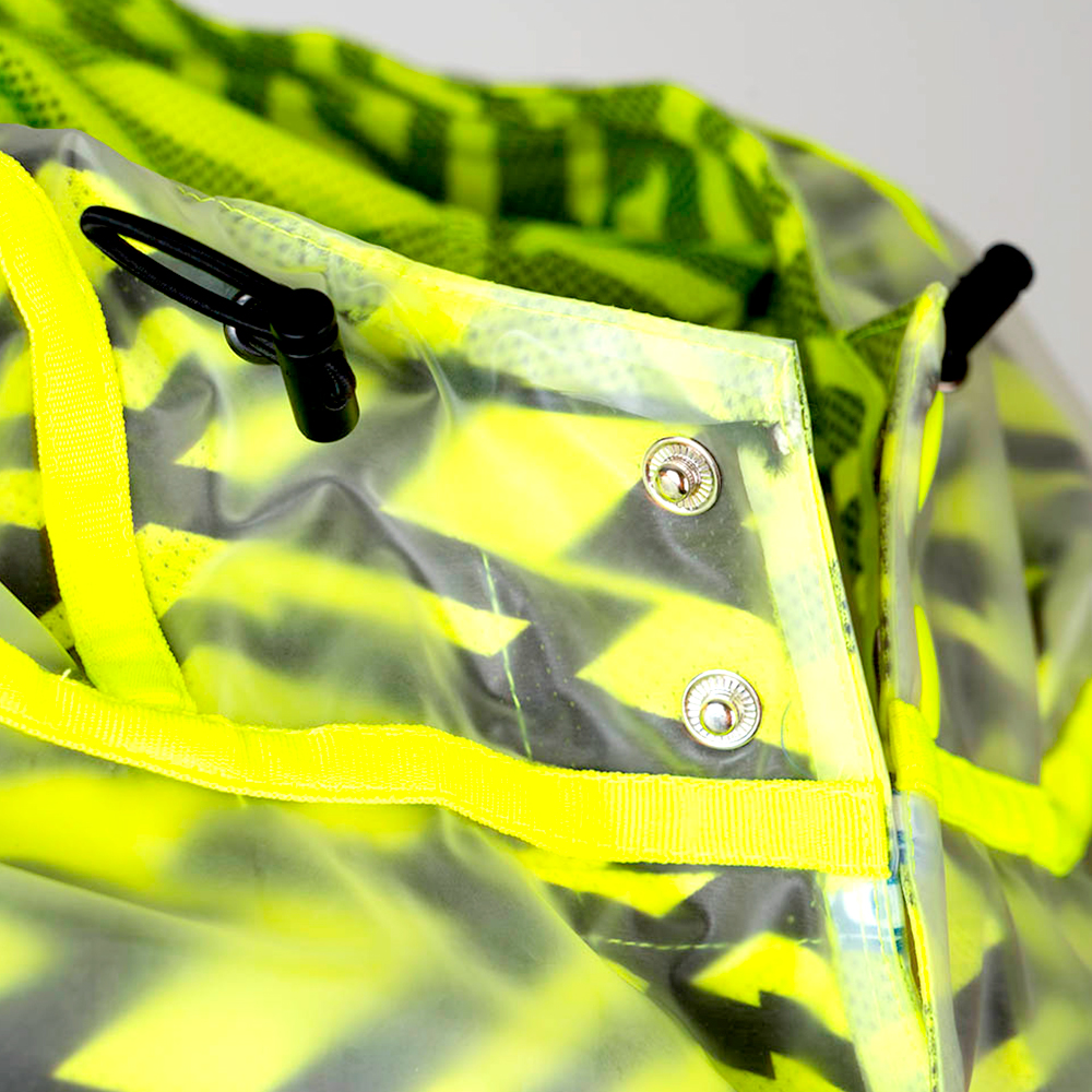 C10023-JKY-NIMBUS SHELL JACKET ICE / SAFETY YELLOW