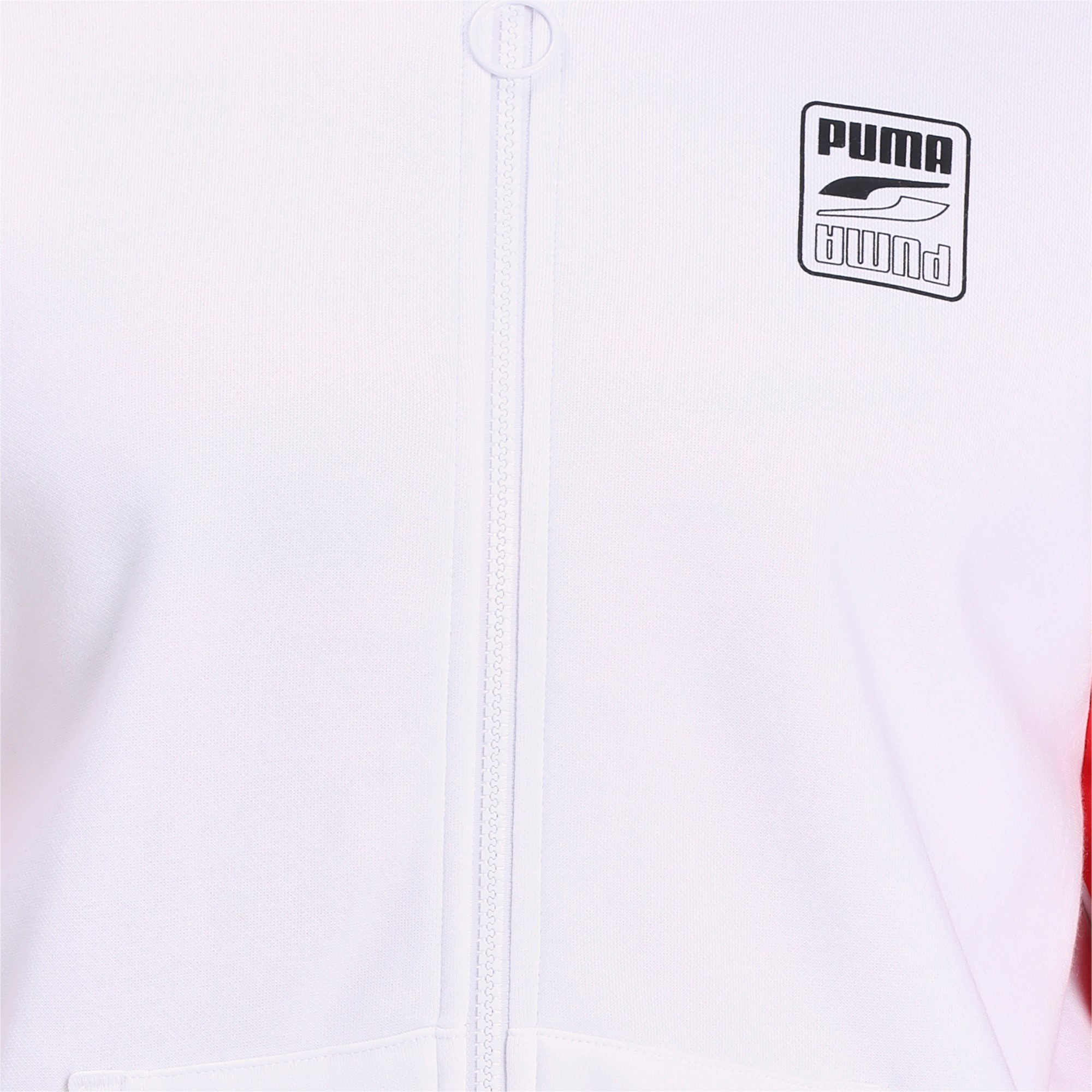 REBEL FZ HOODIE PUMA WHITE
