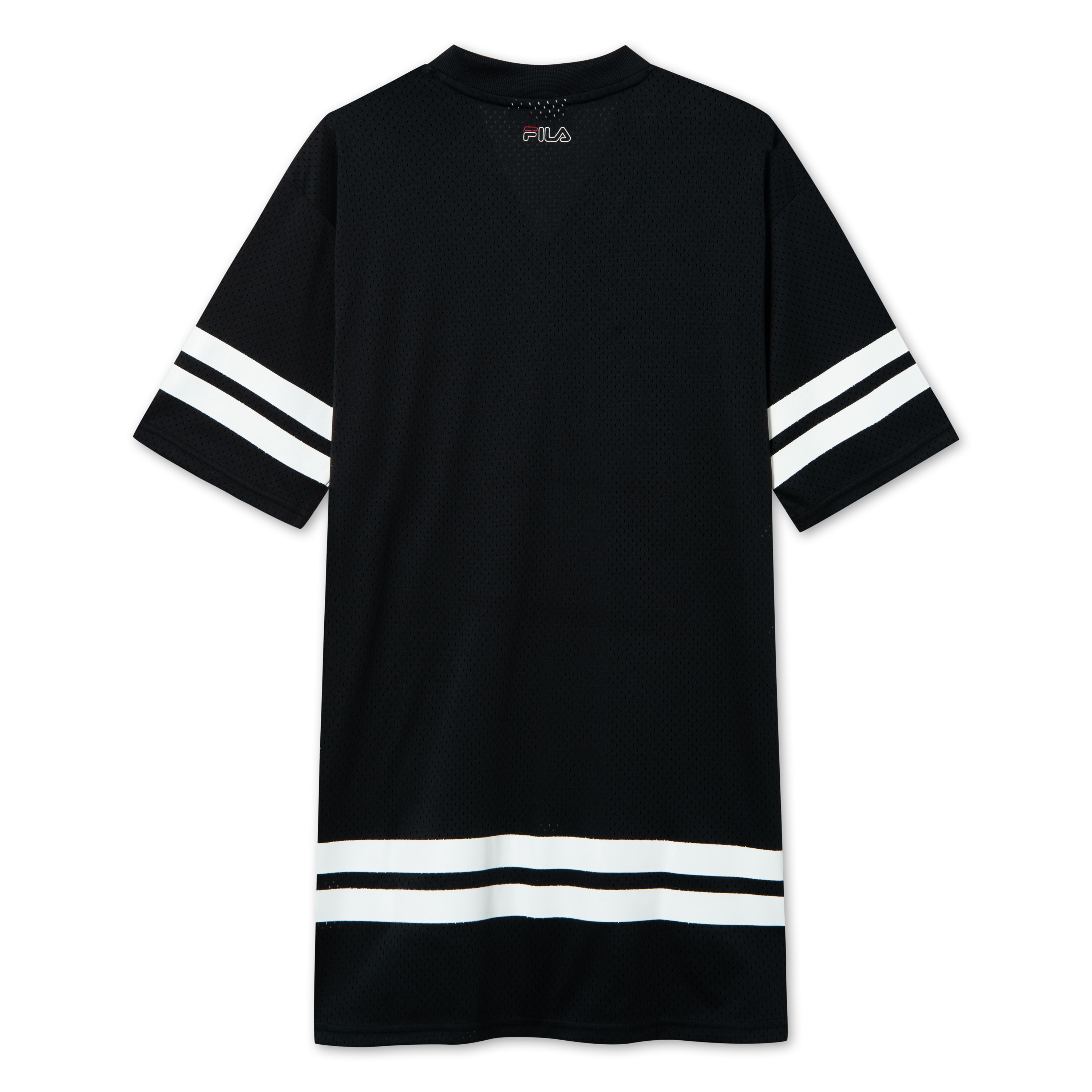 JALA OVERSIZED PRINTED SPORTY MESH TEE DRESS