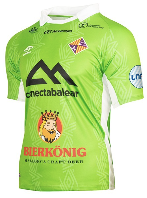 89688I-310 PALMA FUTSAL HOME '19 JERSEY VERDE CAMISETA PALMA FUTSAL 1ª EQUIPACIÓN