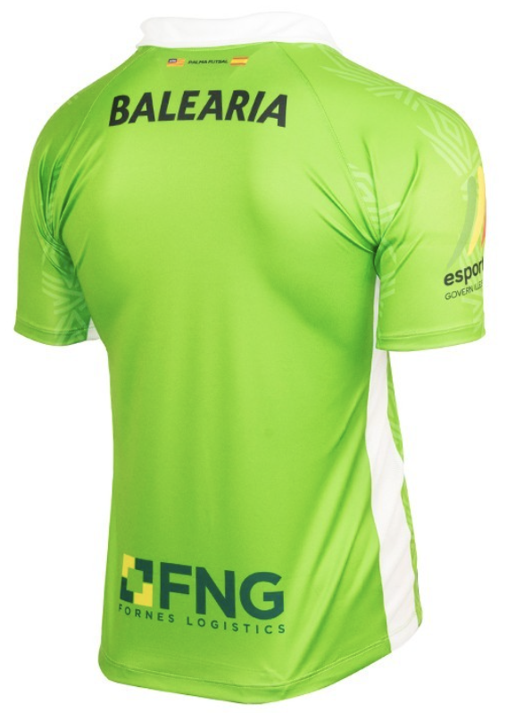 89688I-310 PALMA FUTSAL HOME '19 JERSEY VERDE CAMISETA PALMA FUTSAL 1ª EQUIPACIÓN