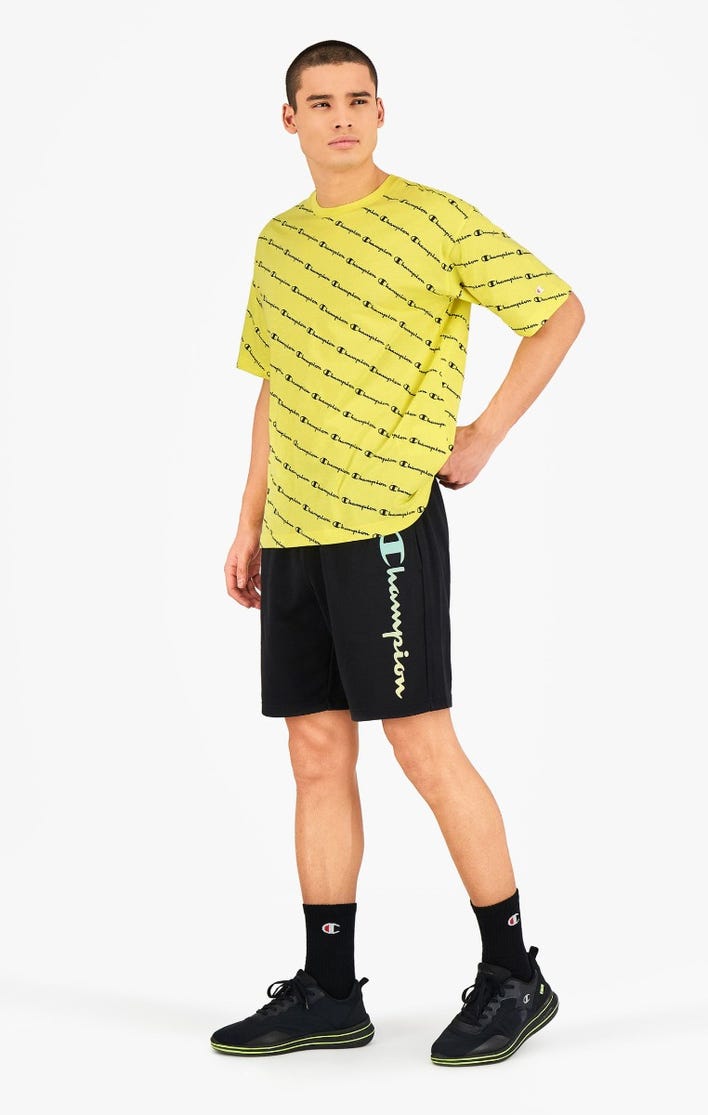 RAINBOW SCRIPT LOGO SWEAT SHORTS