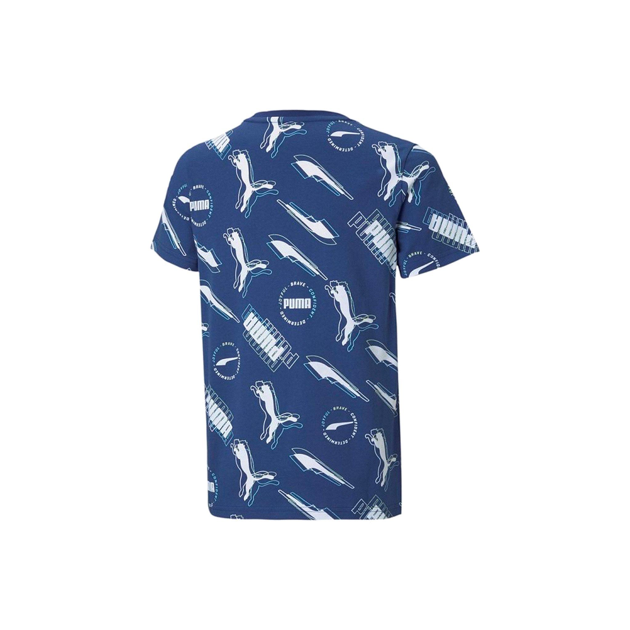 ALPHA AOP TEE B,ELEKTRO BLUE