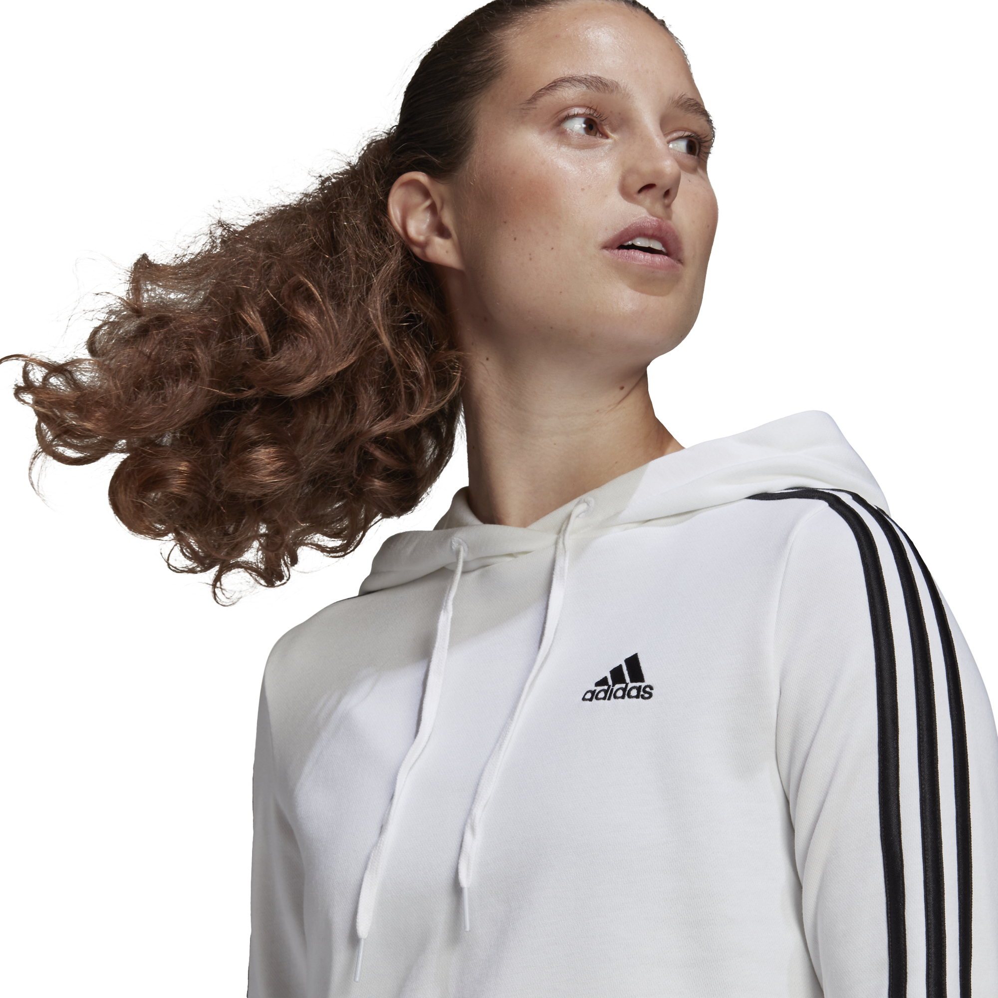 ESSENTIALS CROP HOODIE