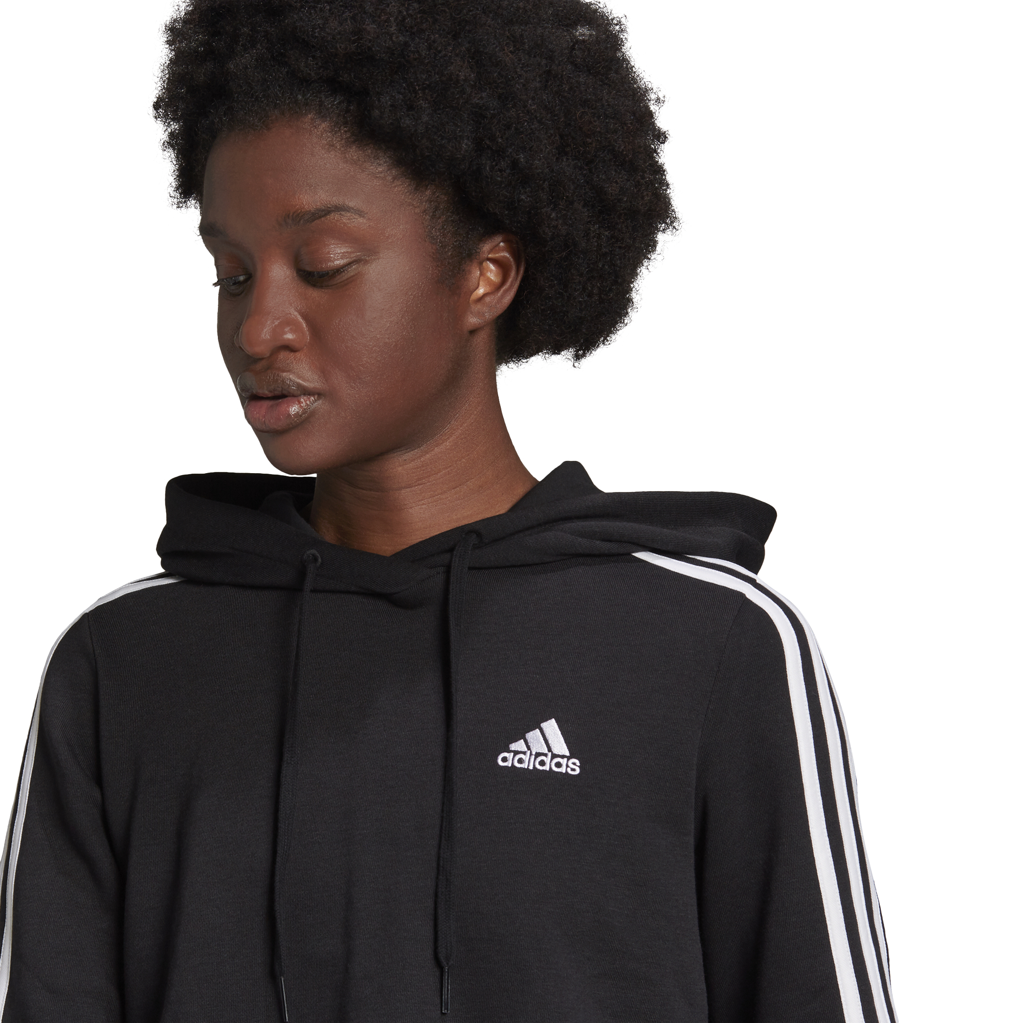 ESSENTIALS CROP HOODIE