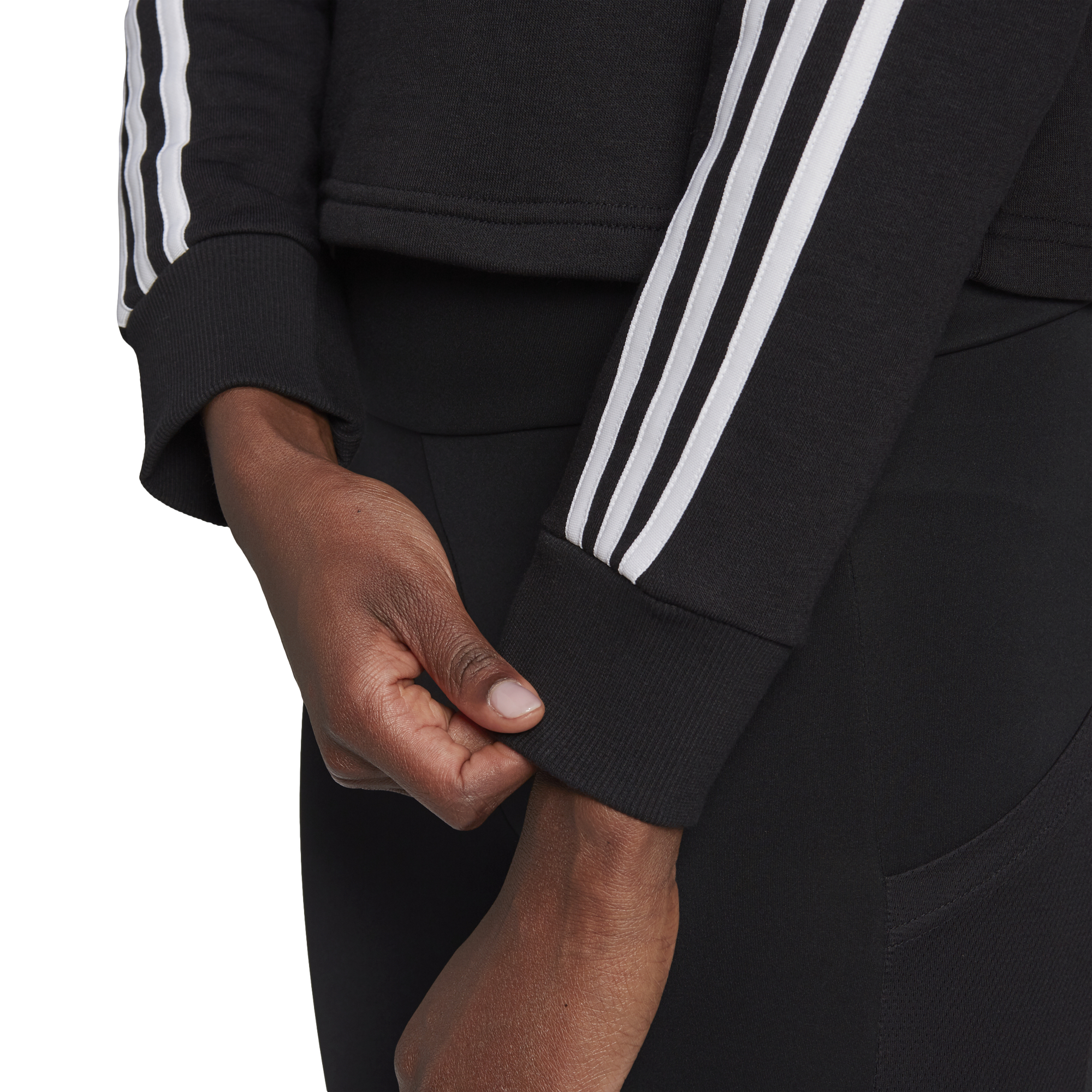 ESSENTIALS CROP HOODIE