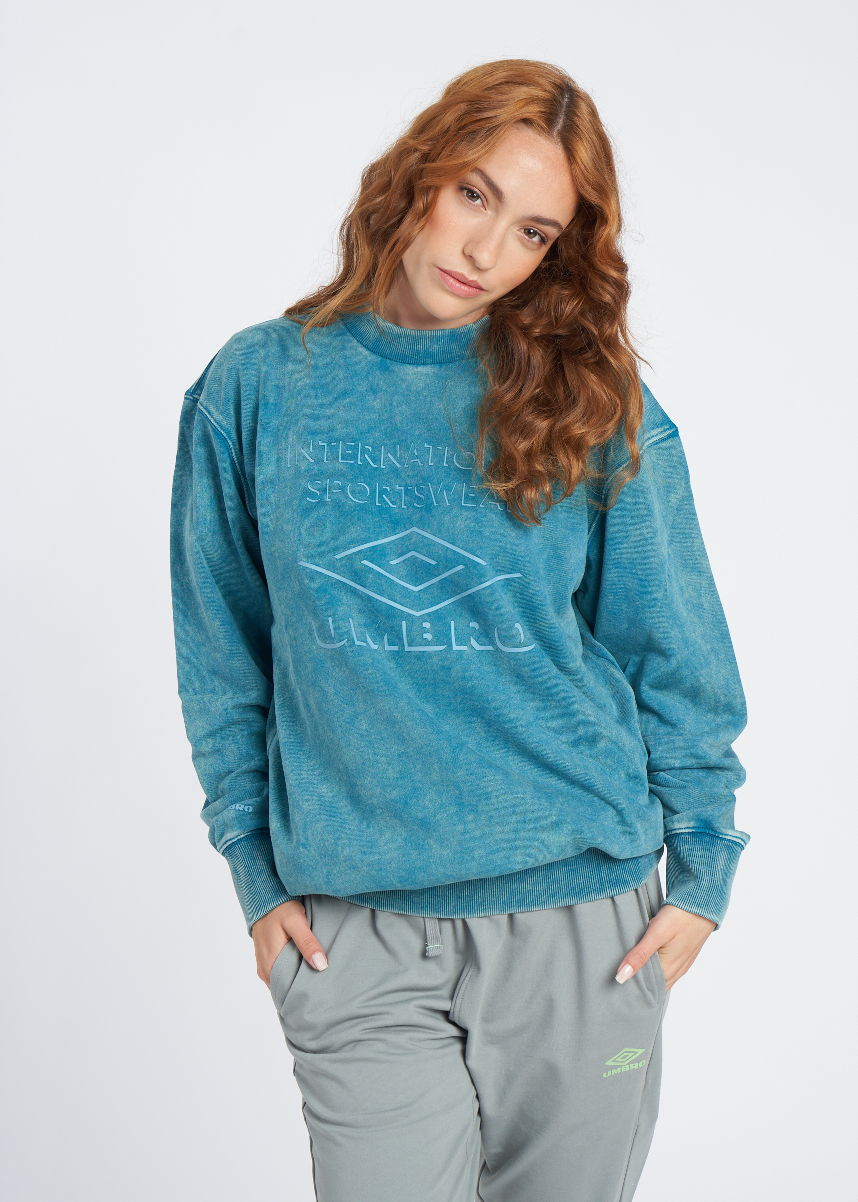 LARGE LOGO SWEAT OCEAN DEPTHS