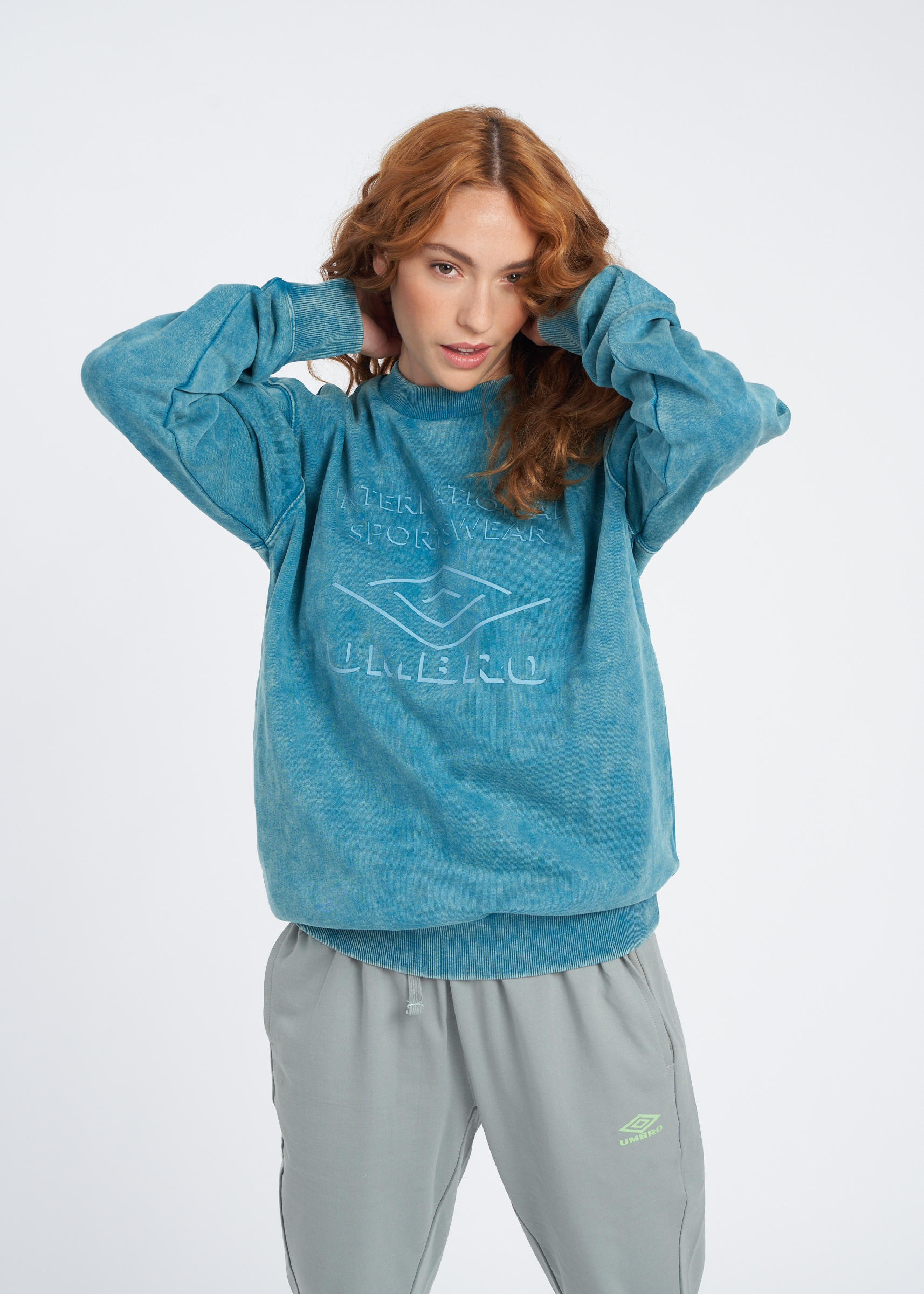 LARGE LOGO SWEAT OCEAN DEPTHS