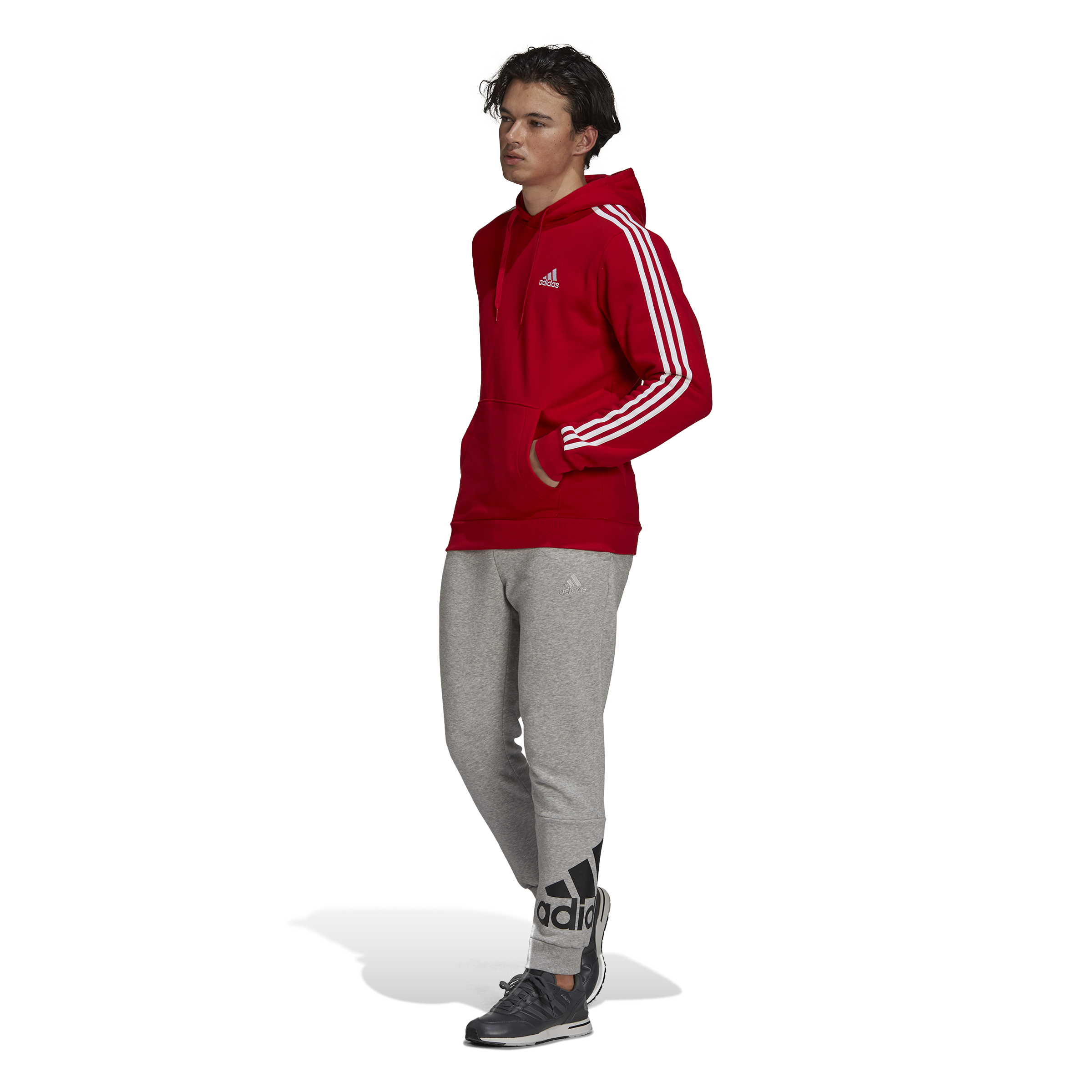 Sudadera Adidas Essentials Roja
