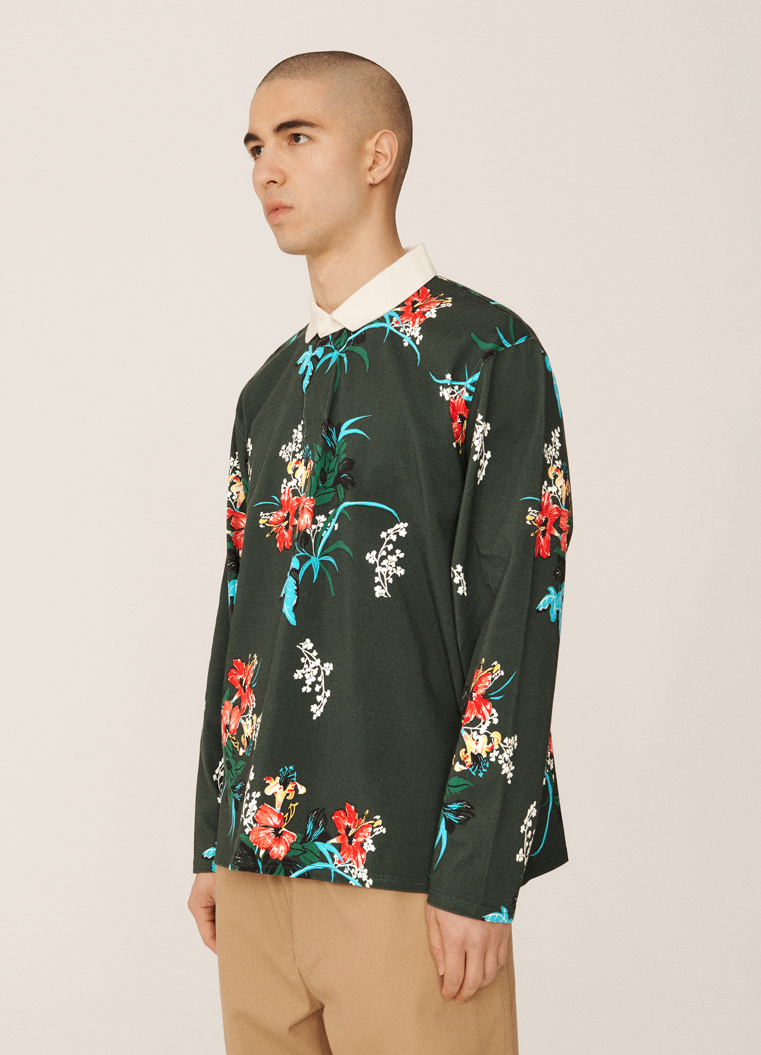Polo Umbro YMC Aloha Print Jersey Shirt Floral Multi