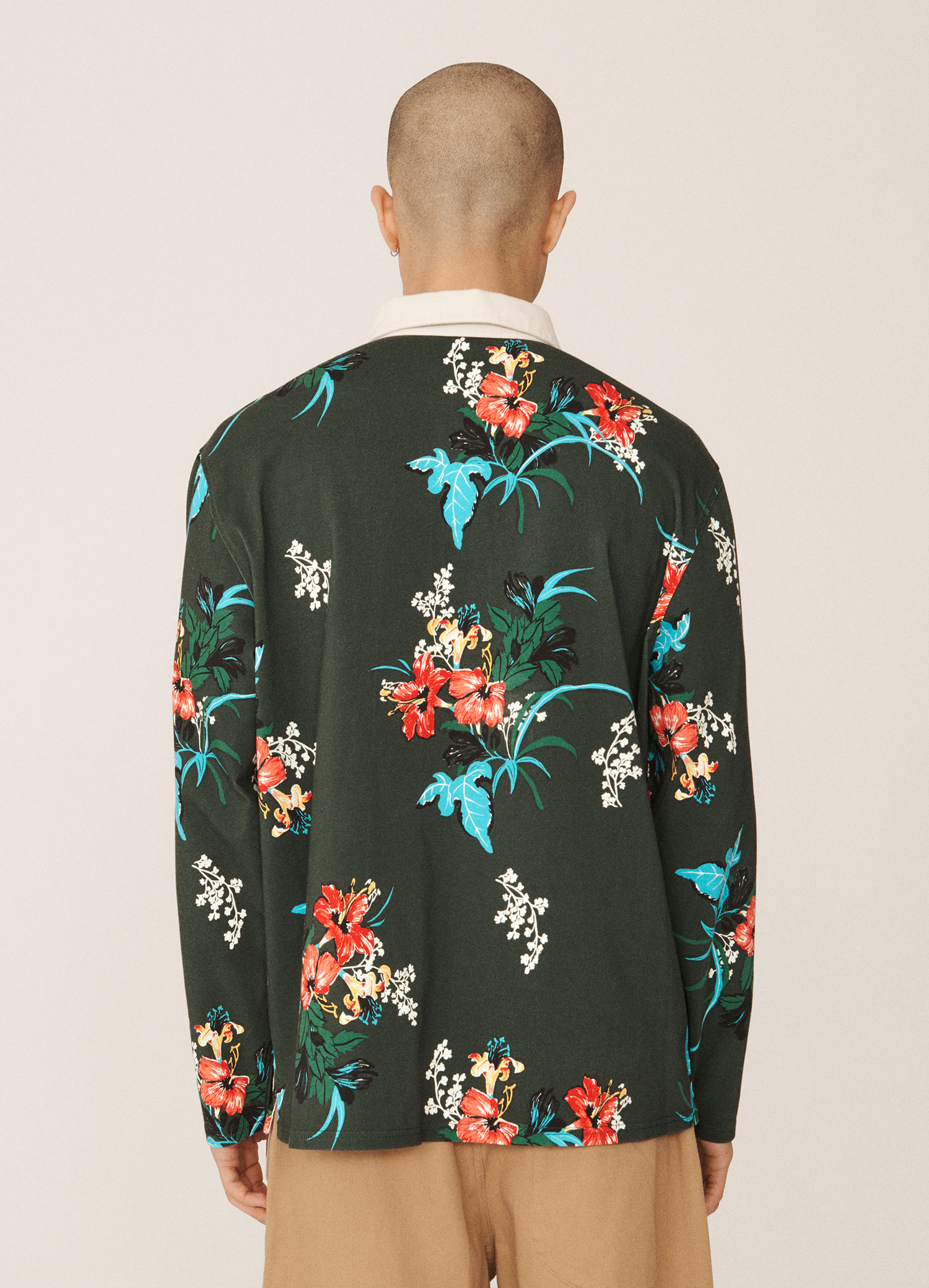 Polo Umbro YMC Aloha Print Jersey Shirt Floral Multi