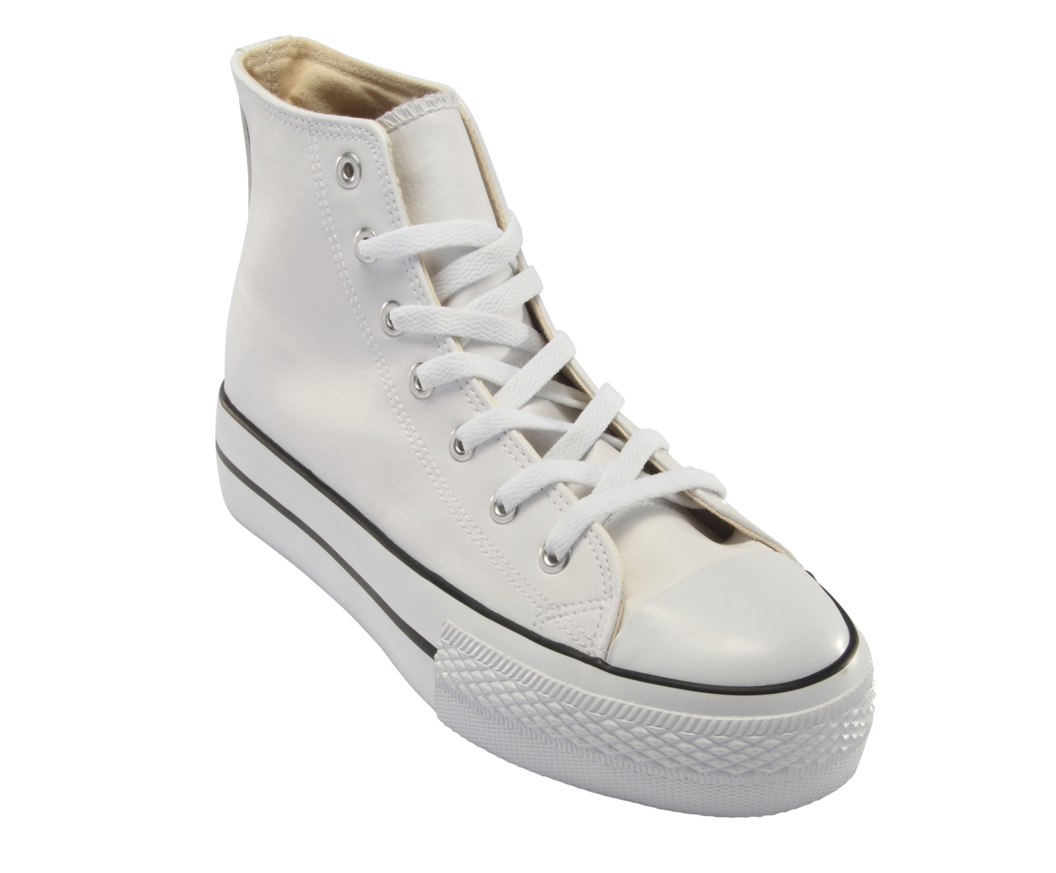 Zapatilla John Smith Libel High Piel Blanca