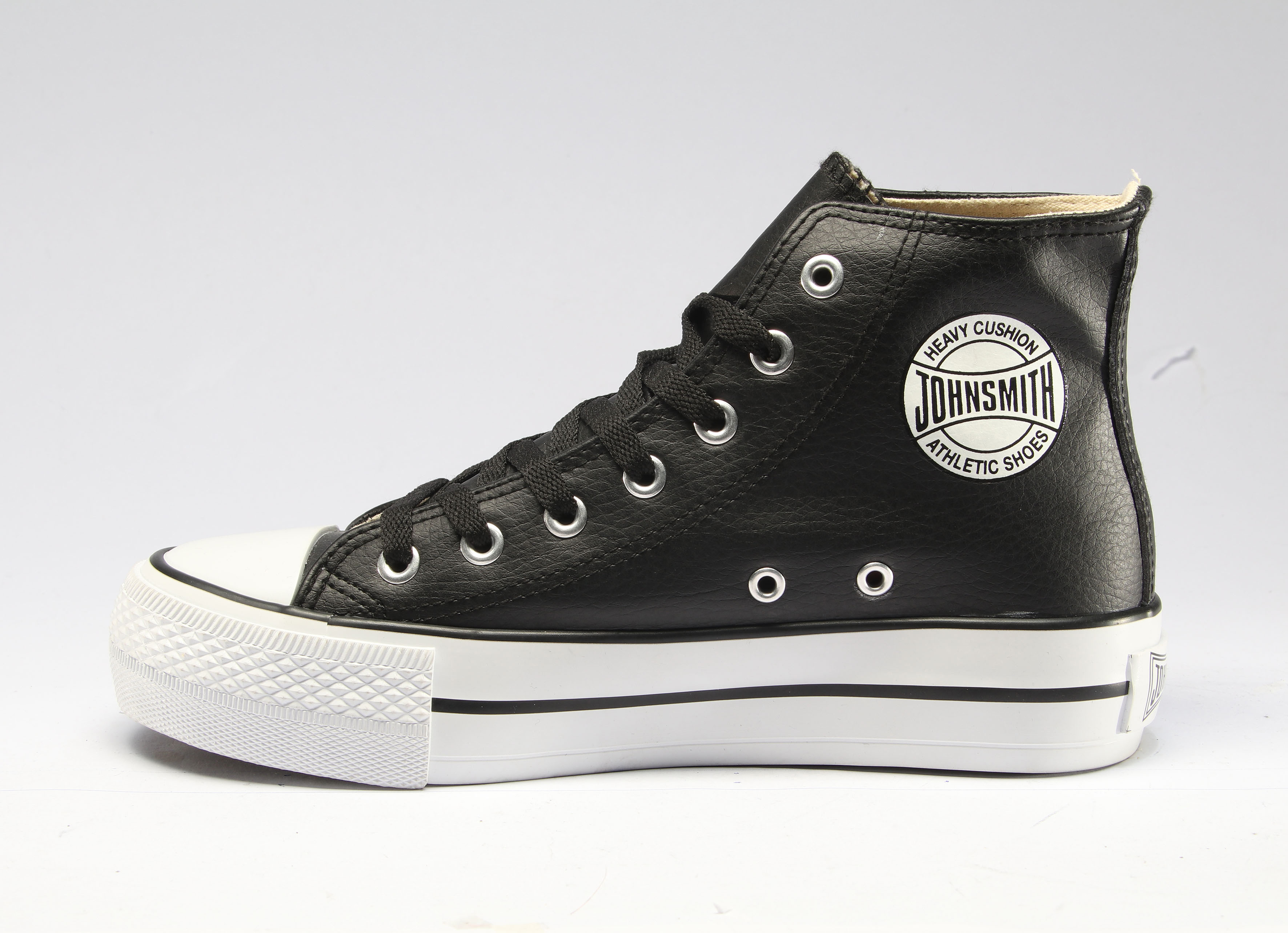 Zapatilla John Smith Libel High Piel Negra