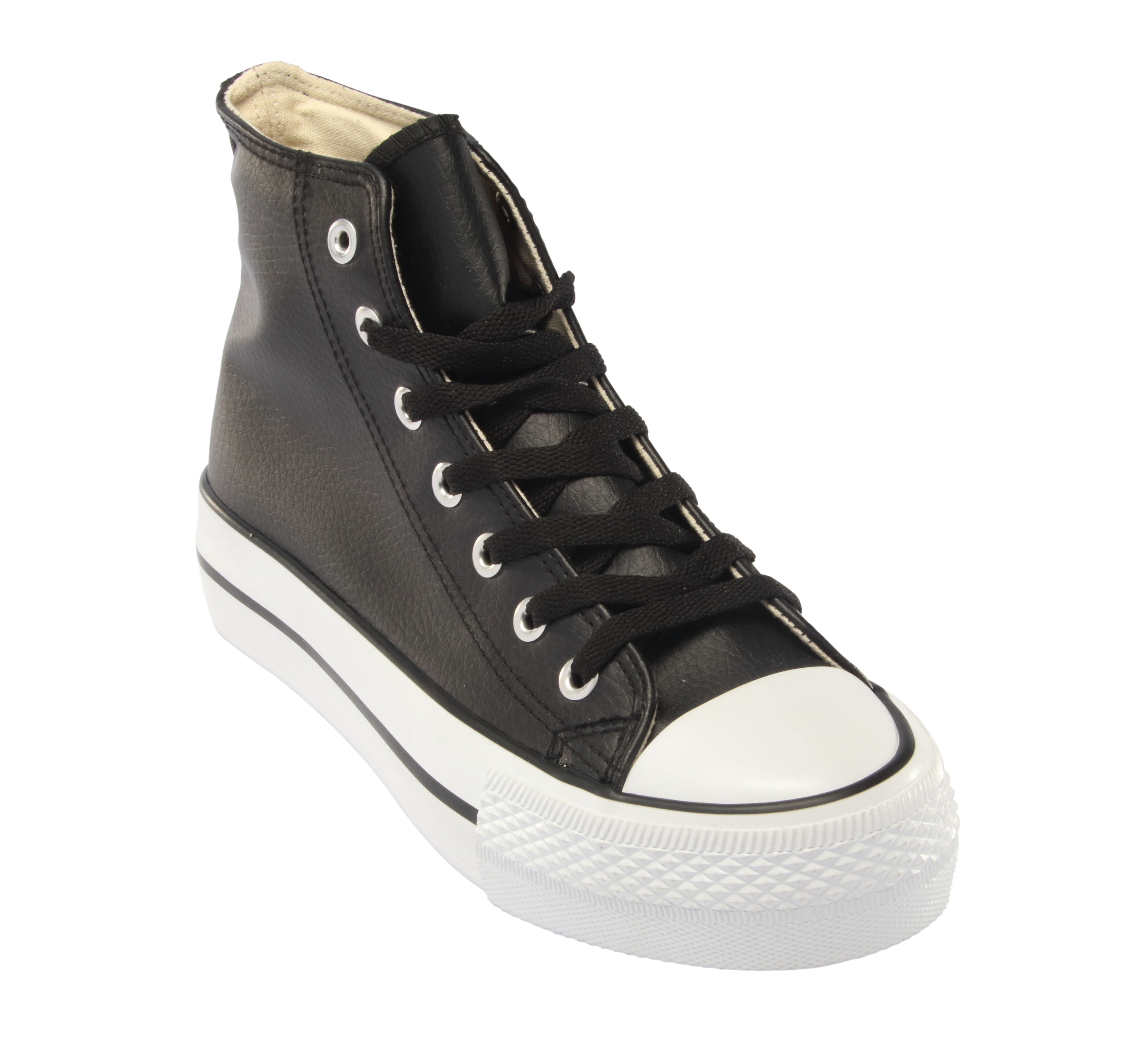 Zapatilla John Smith Libel High Piel Negra