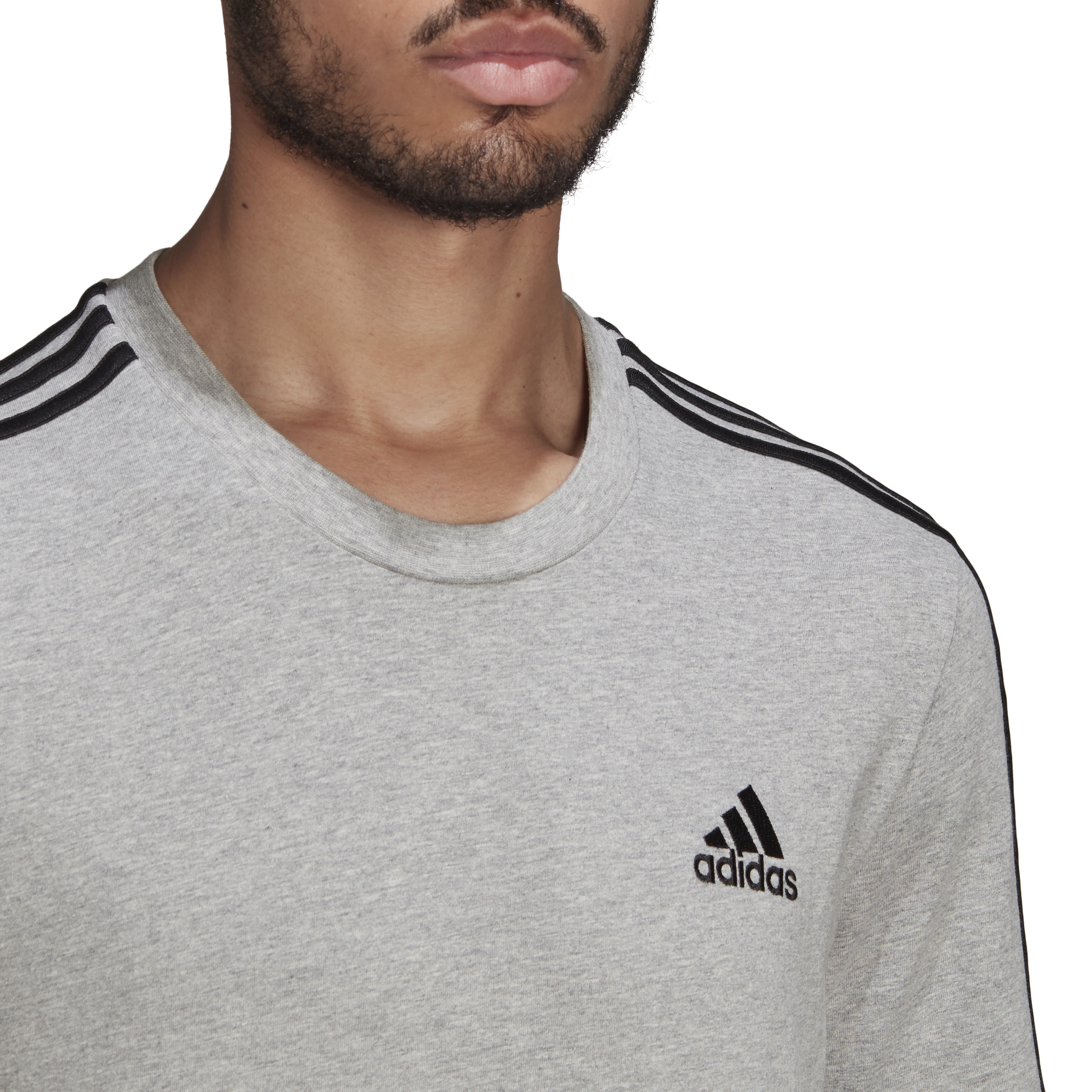 Camiseta Adidas Essentials Gris