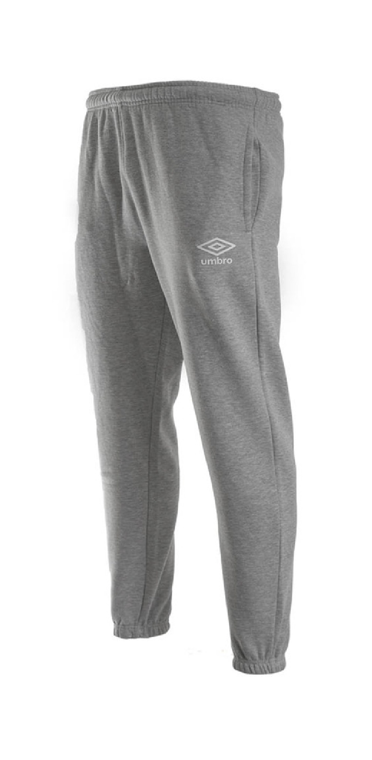 PANTALÓN UMBRO FLEECE JOGGER GREY MARL / WHITE