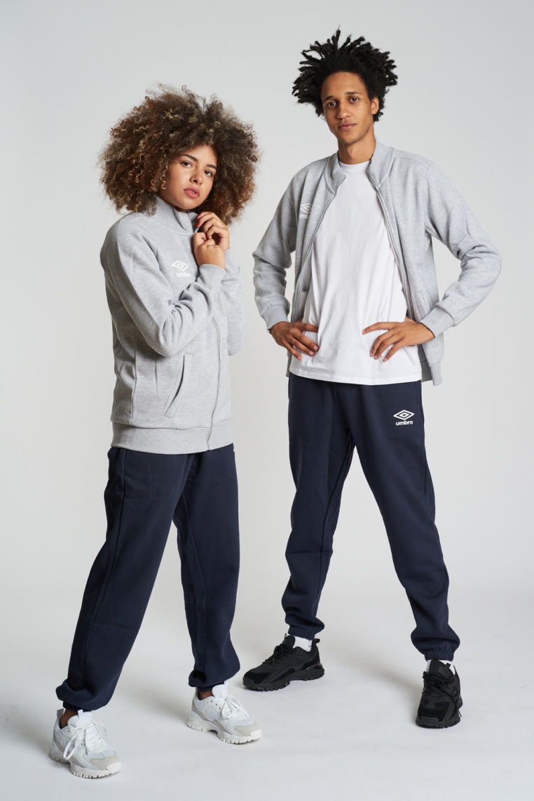 FLEECE JOGGER DARK NAVY / WHITE