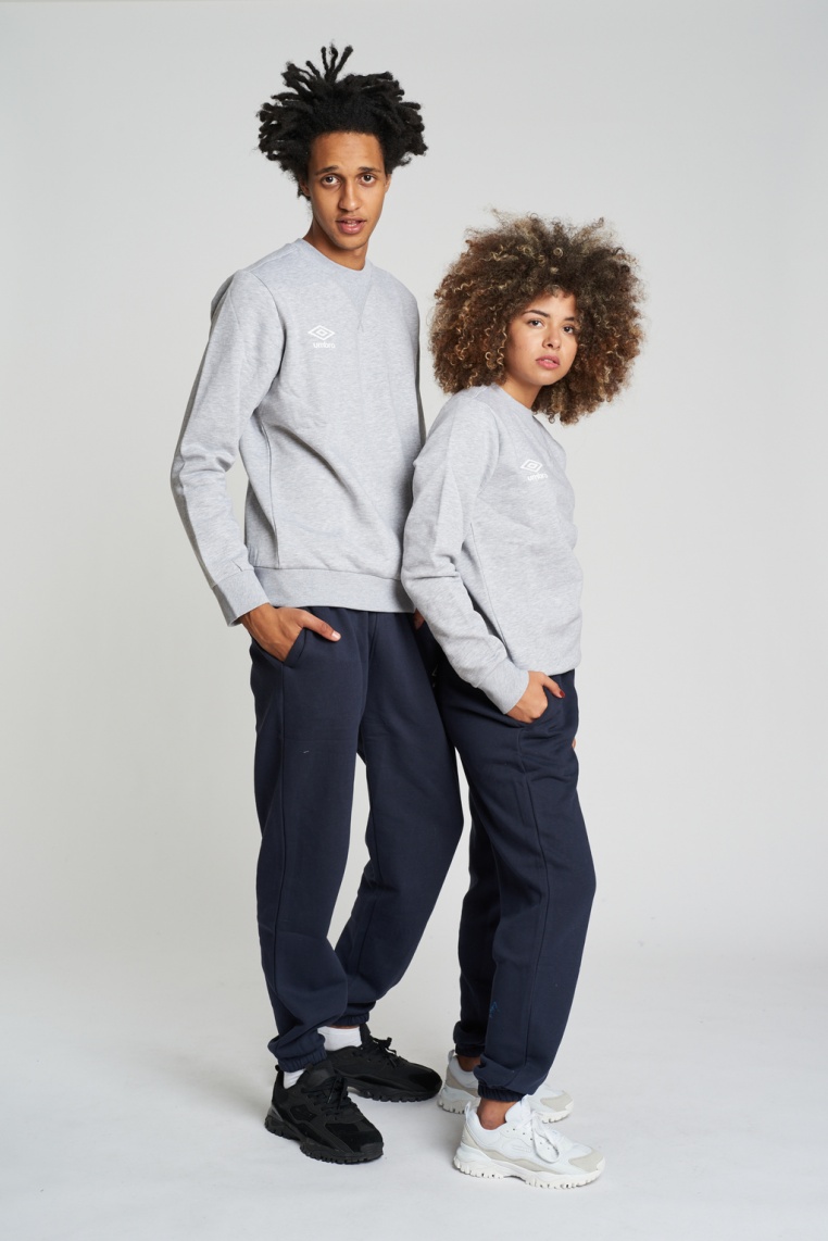 FLEECE JOGGER DARK NAVY / WHITE