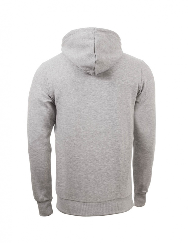 CHAQUETA UMBRO FLEECE ZIP THROUGH SMALL LOGO HOODIE GREY MARL / WHITE