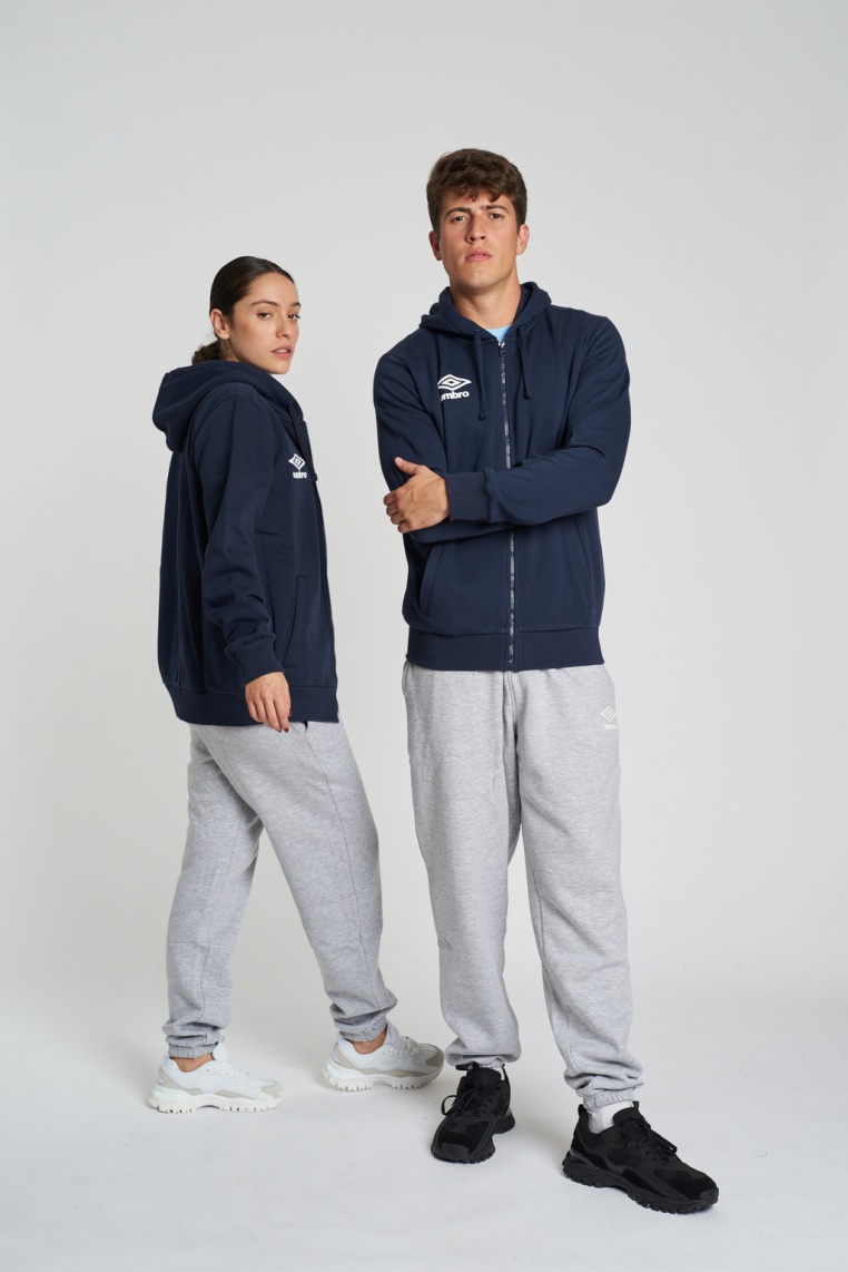 Chaqueta Umbro Wardrobe Zip Hoodie Small Logo Navy / White / Navy