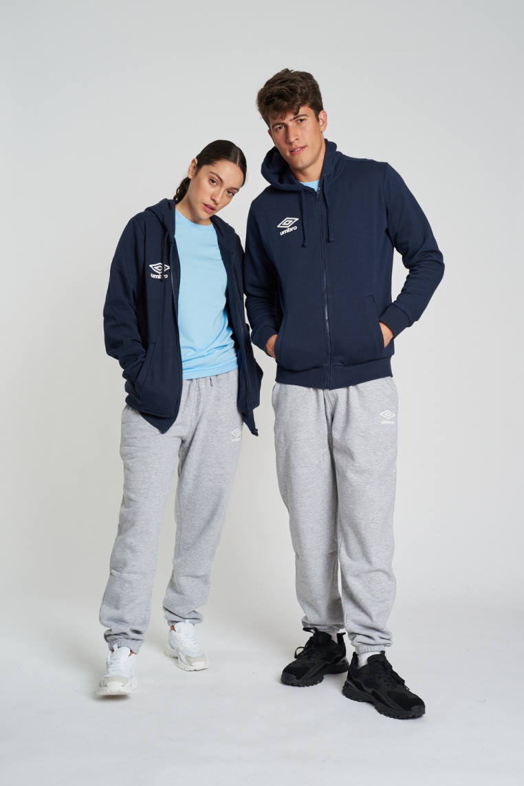 Chaqueta Umbro Wardrobe Zip Hoodie Small Logo Navy / White / Navy
