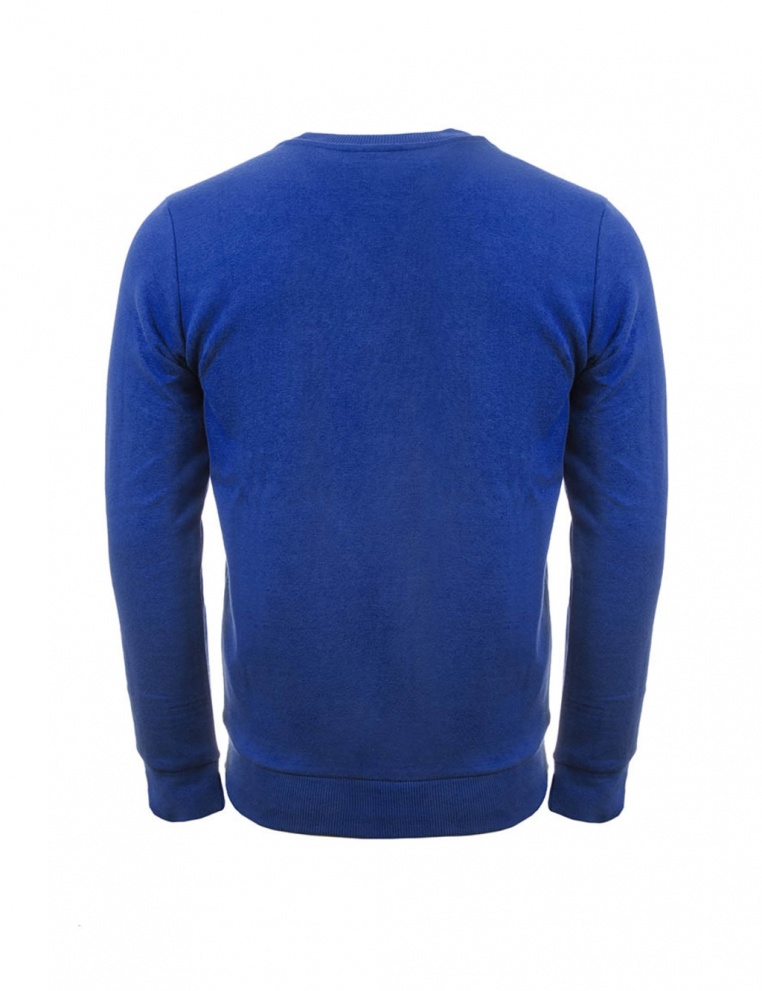 SUDADERA UMBRO FLEECE SMALL LOGO SWEAT ROYAL / WHITE