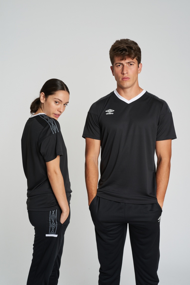 Camiseta De Fútbol Negra