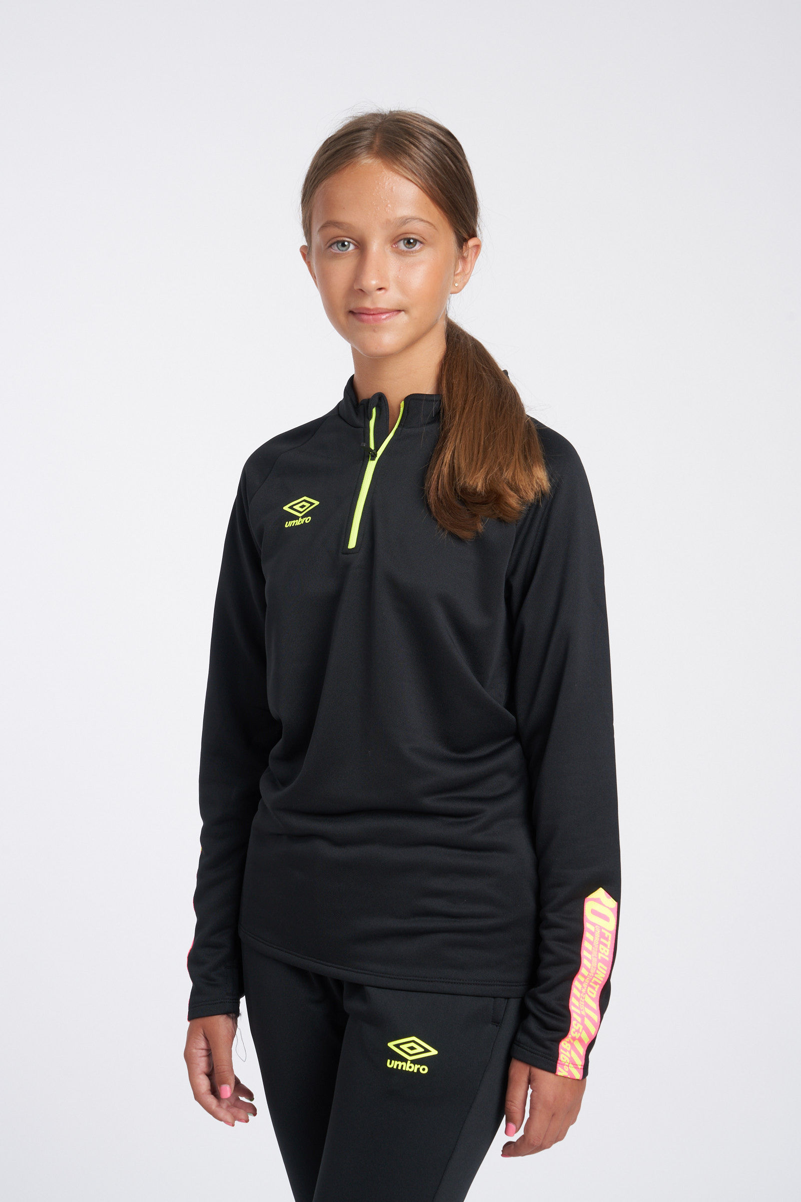 SUDADERA UMBRO AXIS HALF ZIP - JNR